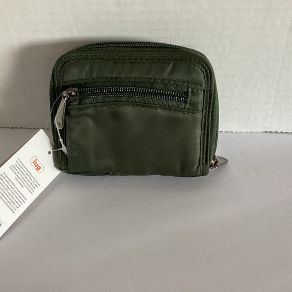 NWT Lug Splits RFID Wallet in Olive Green - Picture 2 of 6